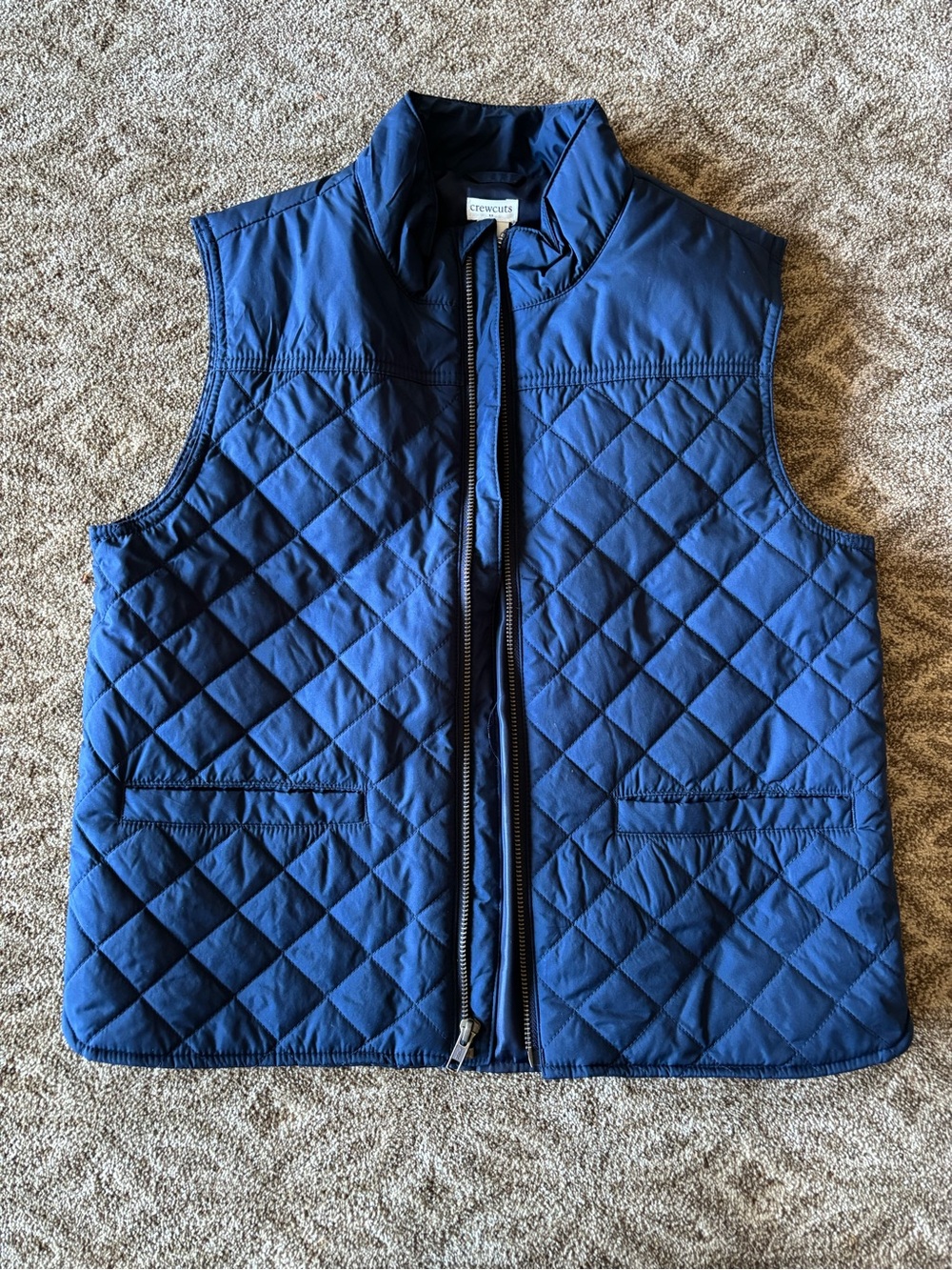 Crewcuts Quilted Blue Puffer Vest